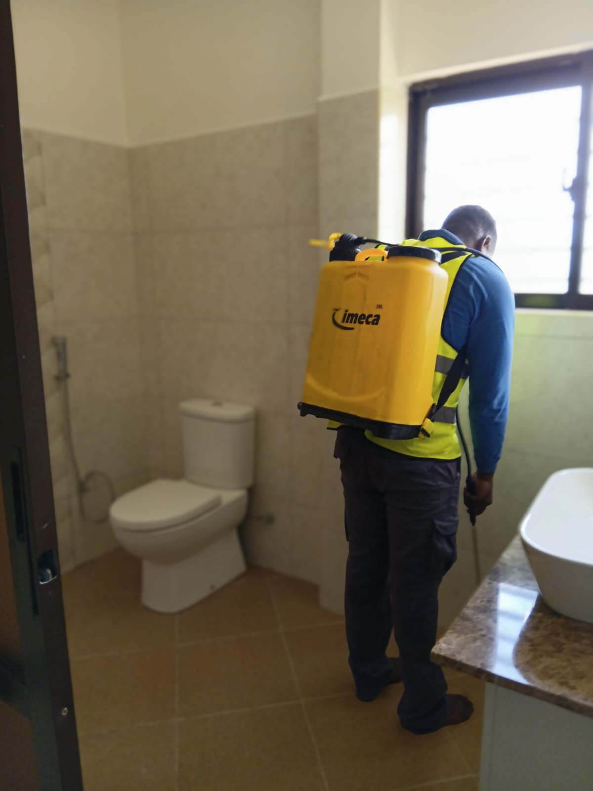Bathroom pest control and fumigation service in Mombasa